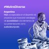 Banner We Are Diverse: Argentina, presentaciones artísticas con personas discapacitadas